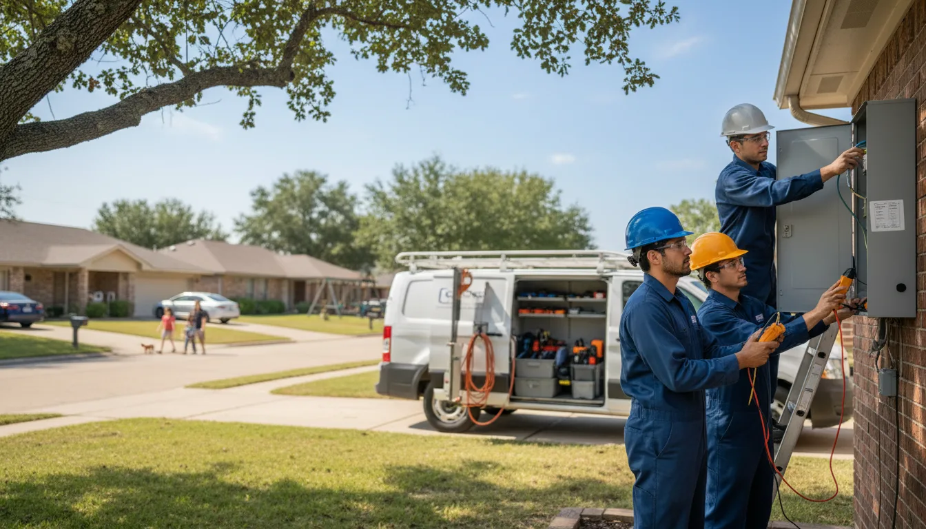 Certified electrician providing emergency electrical services in Faber, VA